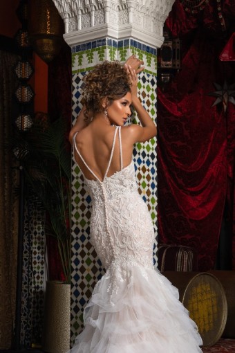 Kitty Chen Couture #K2417 - Laverna #2 Ivory/Sand/Toffee thumbnail