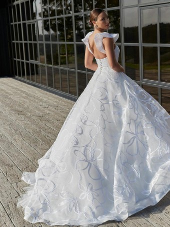 Sassi Holford #Lucinda Dress and Sleeves #1 default Ivory Only thumbnail