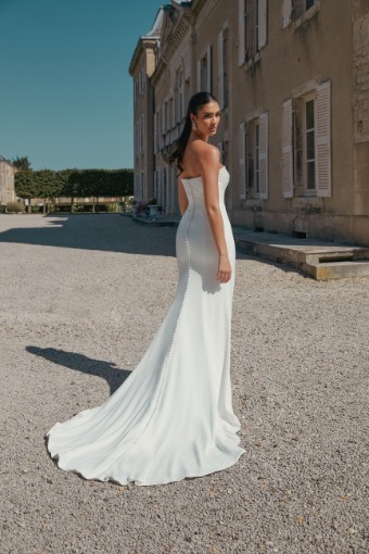 Sincerity by Justin Alexander #44447 w/ Skirt Slit #1 default Ivory Only thumbnail