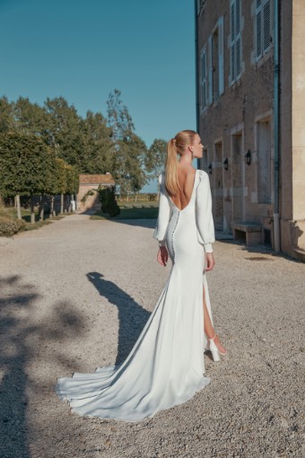 Sincerity by Justin Alexander #44450 - Dress Only w/ Slit #2 Ivory Only thumbnail