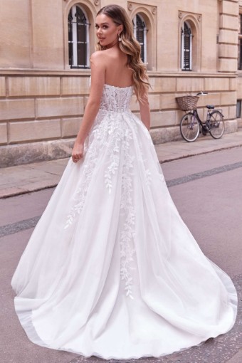 Justin Alexander Adore #11181 w/ Demi-Cup Seam - Allegra #1 Sand/Ivory/Nude thumbnail