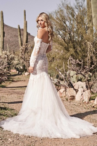 Lillian West #66164PS Dress & Sleeves #1 default Ivory/Ivory/Nude thumbnail