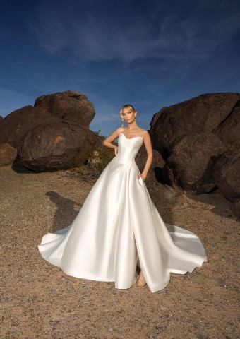 Ivoire by Kitty Chen #V2514 Dress & Sleeves - Anya #2 default Ivory thumbnail
