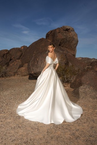 Ivoire by Kitty Chen #V2514 Dress & Sleeves - Anya #1 Ivory thumbnail