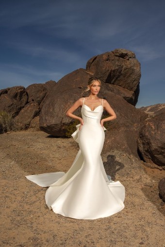 Ivoire by Kitty Chen #V2504 Dress & Bow - Jojo #0 default Diamond White Only thumbnail
