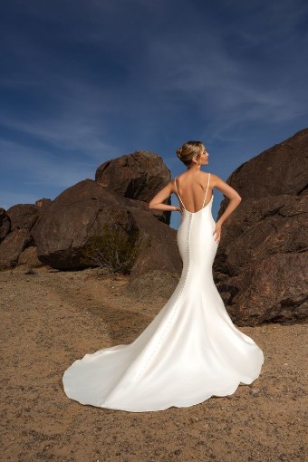 Ivoire by Kitty Chen #V2504 Dress & Bow - Jojo #4 default Diamond White Only thumbnail