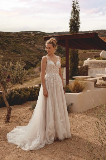 Lillian West #66374 - with Glitter Tulle #0 default Nude/Ivory/Latte thumbnail