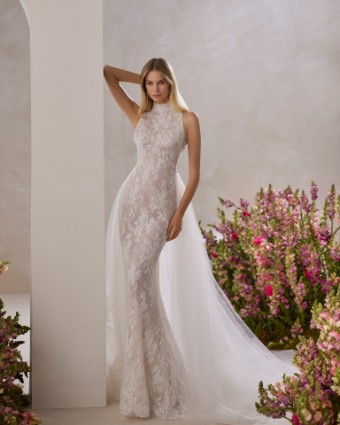 Rosa Clara Couture #91104E959P0 - Tamara Dress Only #1 default Ivory/Nude Only thumbnail