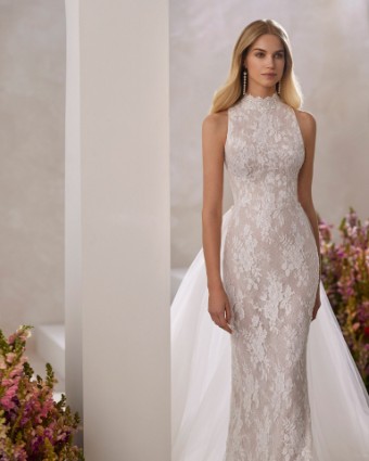 Rosa Clara Couture #91104E959P0 - Tamara Dress Only #0 default Ivory/Nude Only thumbnail