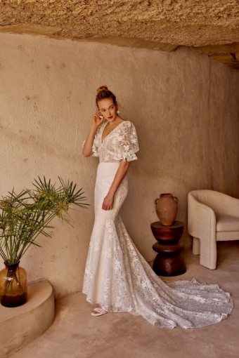 Lillian West #66362LND - Lined Bodice #0 default Ivory/Ivory/Latte thumbnail