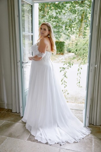 Sincerity by Justin Alexander #44485 - Unlined Dress & Straps #1 default Ivory/Ivory/Latte Only thumbnail