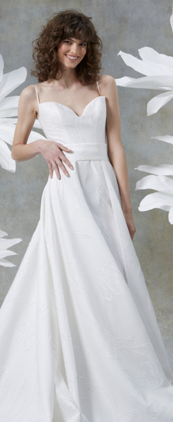Savin London #Brielle with Overskirt - Off the Rack #0 default Ivory/Ivory Only thumbnail