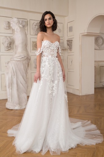 Dany Tabet #Flora - Unlined Skirt #1 default Ivory Only thumbnail