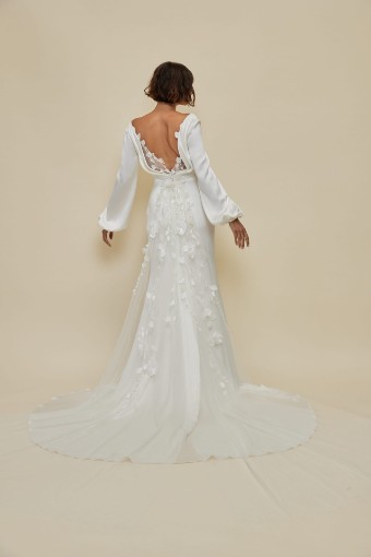 Tara Lauren #Hearst w/ Detachable Train #1 default Ivory Only thumbnail