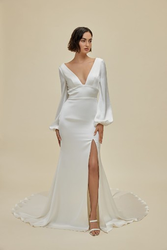 Tara Lauren #Hearst w/ Detachable Train #0 default Ivory Only thumbnail