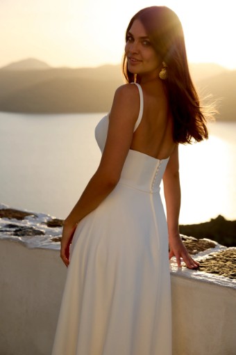 Justin Alexander Adore #Beau - 11367 with Slit #3 Ivory/Latte Only thumbnail