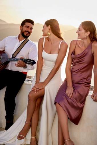 Justin Alexander Adore #Beau - 11367 with Slit #4 Ivory/Latte Only thumbnail