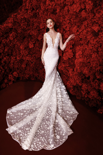 Dany Tabet #Dahlia - Dress Only #0 default Ivory/Ivory Only thumbnail