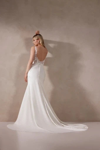 Justin Alexander Adore #Yelena - 11390 Unlined #2 Ivory/Ivory/Latte thumbnail