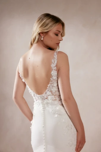 Justin Alexander Adore #Yelena - 11390 Unlined #3 Ivory/Ivory/Latte thumbnail