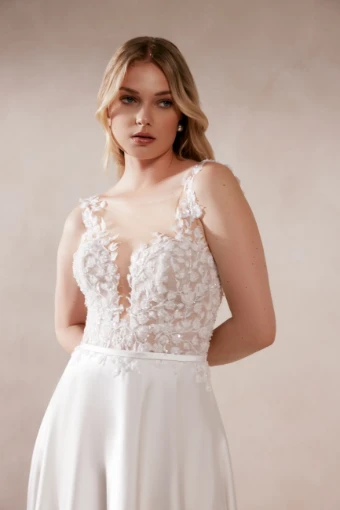Justin Alexander Adore #Eila - 11393 #4 default Ivory/Ivory/Latte Only thumbnail