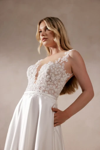 Justin Alexander Adore #Eila - 11393 #2 Ivory/Ivory/Latte Only thumbnail