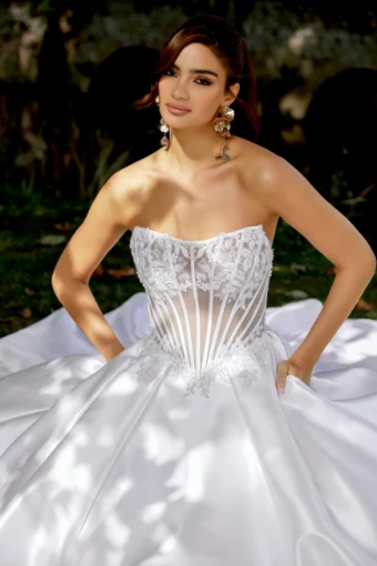 Sincerity by Justin Alexander #44527 - Unlined #2 Ivory/Silver Only thumbnail