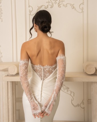 Ivoire by Kitty Chen #Esme - V2615 #2 default Diamond White/Khaki/Tan thumbnail