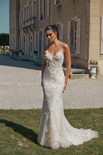 Sincerity by Justin Alexander #44471 - Dress and Overskirt #1 Sand/Ivory/Silver/Latte thumbnail