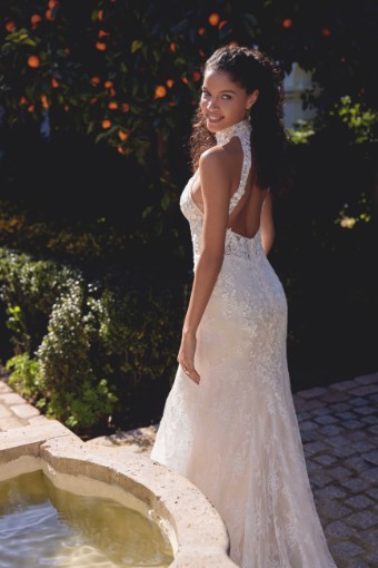 Lillian West #66424X - Dress without Slit #2 default Ivory/Ivory/Latte thumbnail