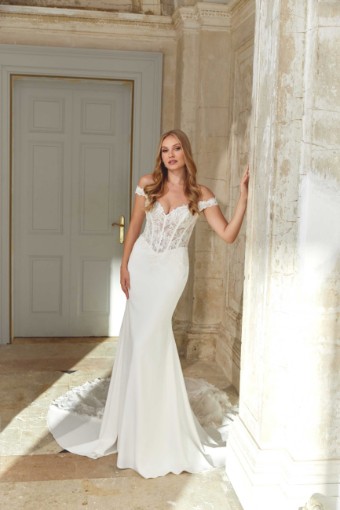 Sincerity by Justin Alexander #44540 - Unlined #0 default Ivory/Ivory/Latte Only thumbnail