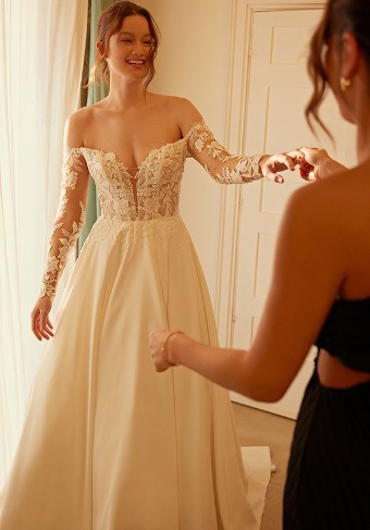 Justin Alexander Adore #Bella - 11286 #4 Ivory/Ivory/Latte Only thumbnail