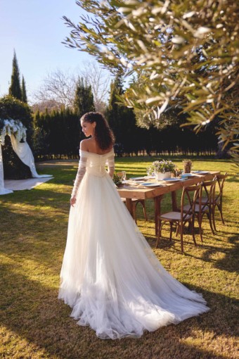 Lillian West #66435 - Dress Only #2 Ivory Only thumbnail