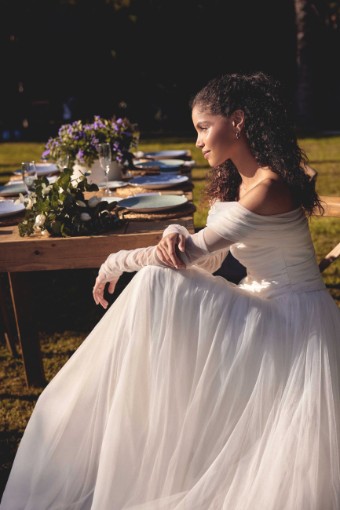 Lillian West #66435 - Dress Only #4 Ivory Only thumbnail