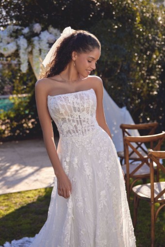 Lillian West #66432 - Unlined & Lace Up #0 default Ivory Only thumbnail