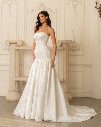 Ivoire by Kitty Chen #Thylane - V2618 #0 default Ivory Only thumbnail