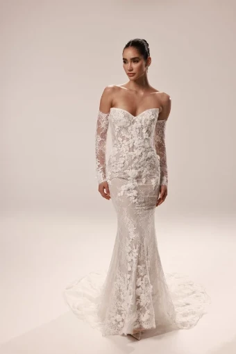 Dany Tabet #Amira Dress Only - Zip Up #0 default Ivory/Dark Nude thumbnail