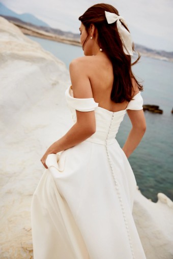 Justin Alexander Adore #11287 w/ Slit - Rey #2 Ivory Only thumbnail