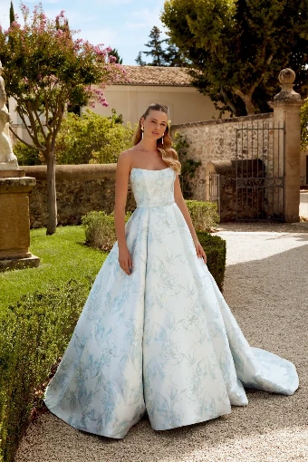 Sincerity by Justin Alexander #Flossie -  44598 #2 Powder Blue/Silver thumbnail