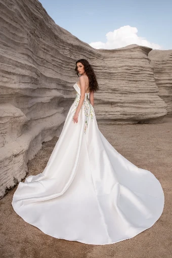 Dany Tabet #Agave #1 Ivory/Ivory Floral and Beading thumbnail