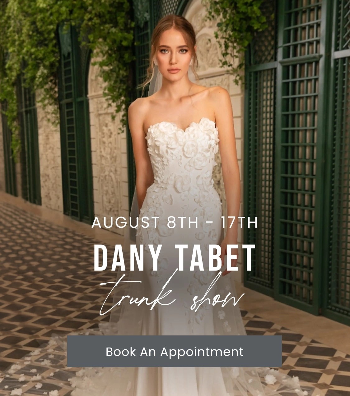 Dany Tabet Trunk Show Banner Mobile